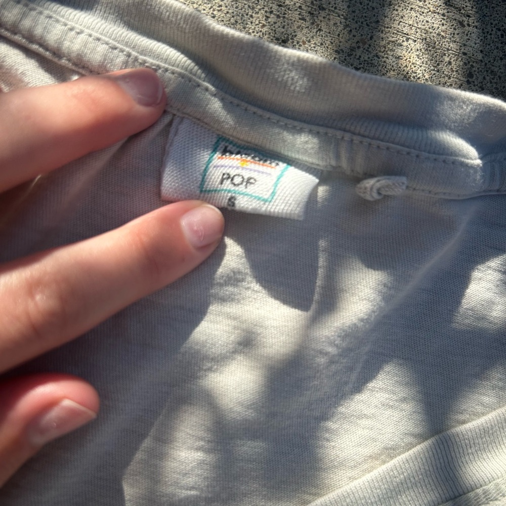 Pop Soft Gray Tee - Picture 2 of 4